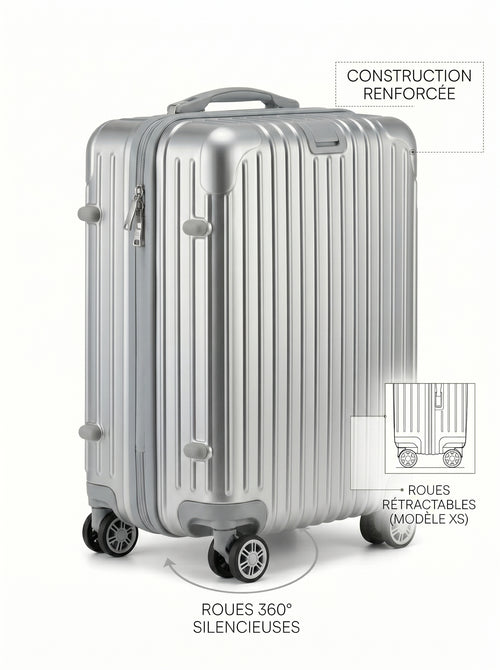 Set de 4 Valises Premium SILVER — Collection Signature