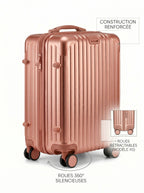 Set de 4 Valises Premium Rose Gold — Collection Signature
