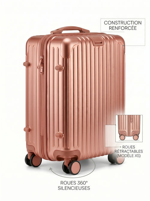 Set de 4 Valises Premium Rose Gold — Collection Signature