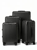 Set de 4 Valises Premium Black Pétrole — Collection Signature